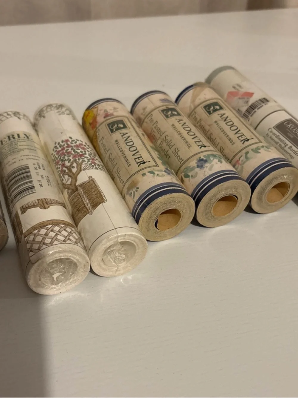 Lot 7 Vintage Wallpaper Borders Andover Waverly Croscill Floral Cottage